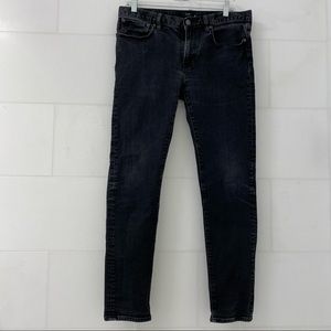 Club Monaco 32/30 black super slim jeans